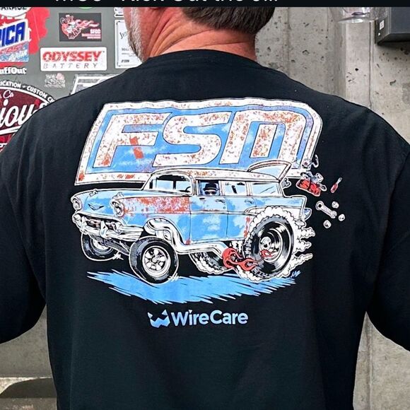 FSM (Finnegan Speed and Marine) Tee Shirt Black L NWT IN PACKAGE - Picture 2 of 10